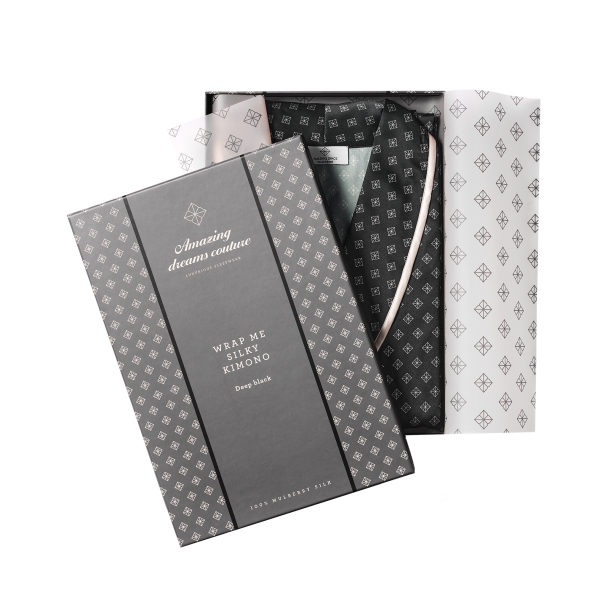 AMAZING DREAMS WRAP ME SILKY KIMONO  SORT