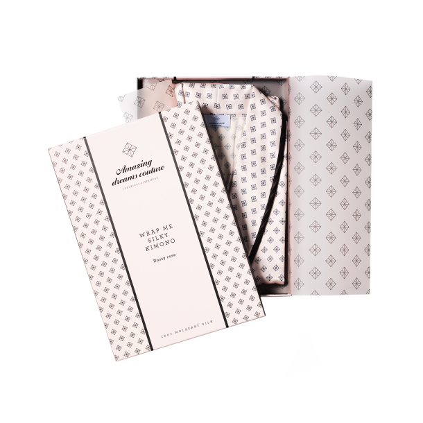 AMAZING DREAMS WRAP ME SILKY KIMONO  LYSERD