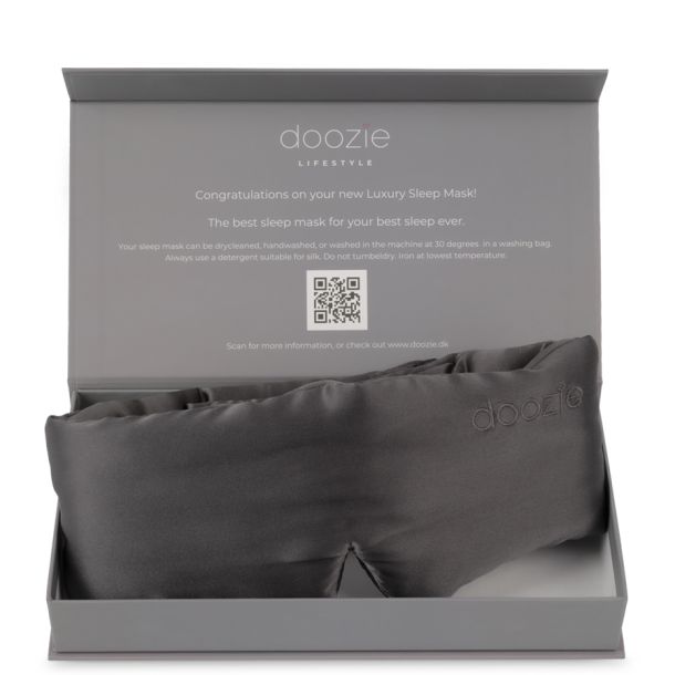 Doozie - Luxury Sleep Mask Anthracite