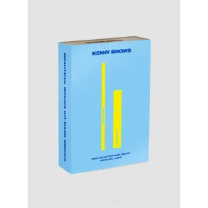 KENNY BROWS BEAUTIFUL BROWS KIT DARK BROWN