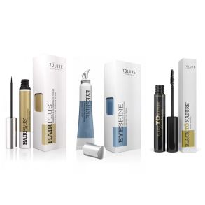 Tolure Hairplus Vippe / Bryn Serum, Eyeshine og Mascara