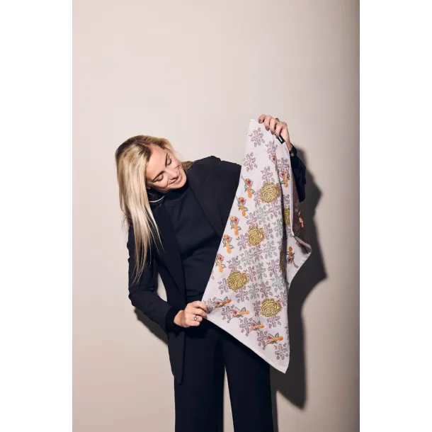 Jacquard & Embroidery Organic Tea Towel - Magnificence