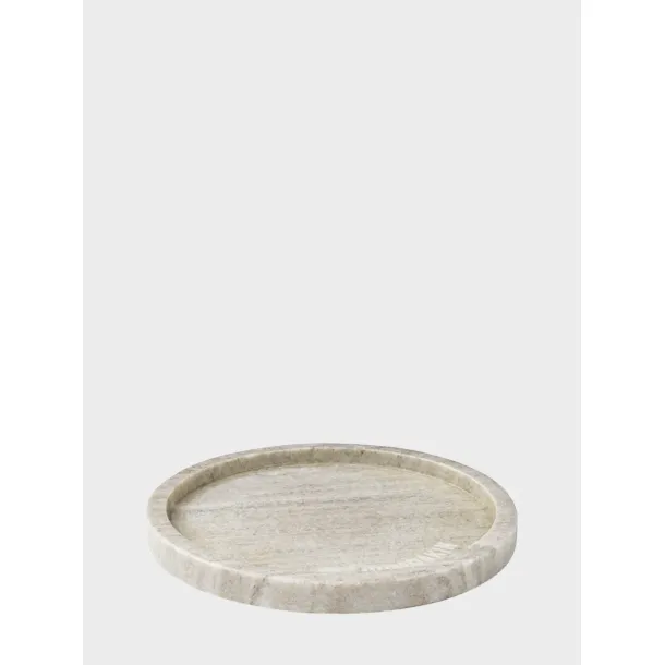 Humdakin - Marble Tray - Round - Brown