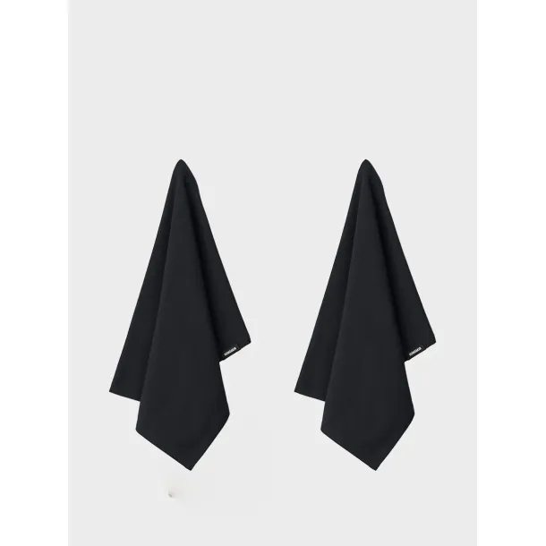 Humdakin Organic viskestykke - 2 pack - Coal