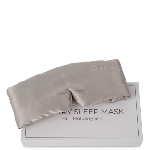 Doozie - Luxury Sleep Mask Pearl Grey