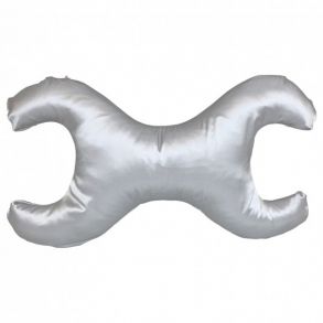 Save My Face La Petite - lille pude med 100% silkebetræk Silver