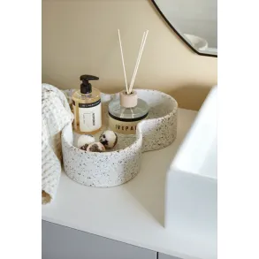 Humdakin - Pisa - Terrazzo Bowl - Red/Beige