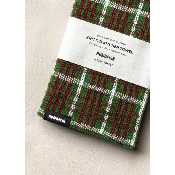 Strikket Kkkenhndklde - Festive Forest