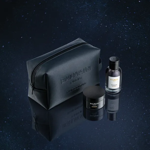 Limited Edition Cosmetic Bag Blue C4 25 (Sculpting & Vetiver)