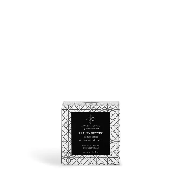 AMAZING SPACE - BEAUTY BUTTER  CACAOBEAN & ROSE BALM NIGHT BALM (50ML)