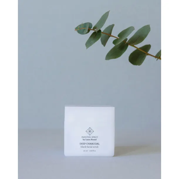 AMAZING SPACE - DEEP CHARCOAL BLACK FACIAL SCRUB (50ML)