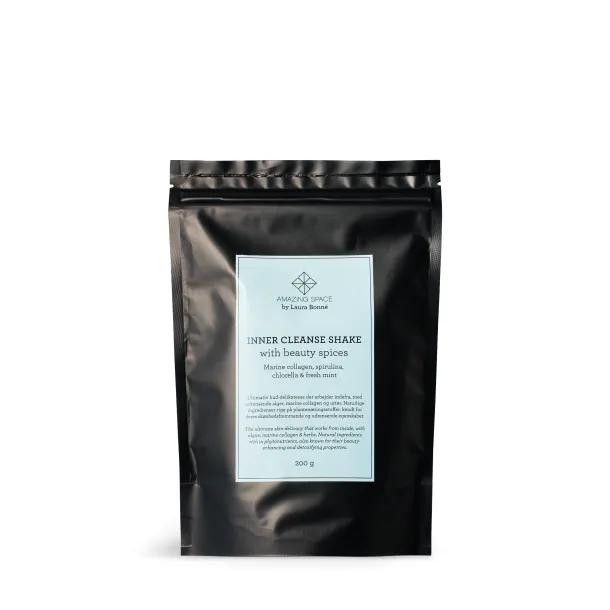 INNER CLEANSE SHAKE  MARINE COLLAGEN, SPIRULINA, CHLORELLA & FRESH MINT (200G)
