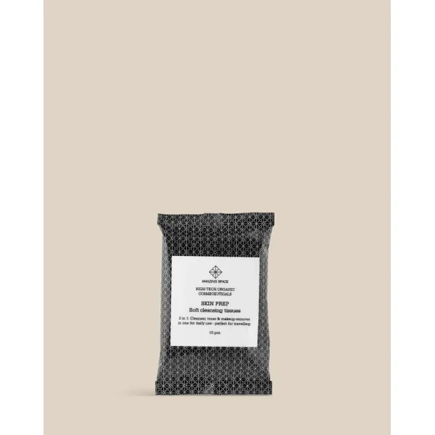 AMAZING SPACE - SKIN PREP  SOFT CLEANSING TISSUES (10 SHEETS)