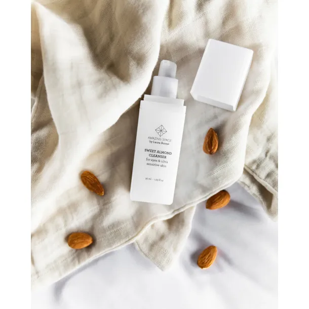 SWEET ALMOND CLEANSER - FOR EYES & ULTRA SENSITIVE SKIN (35ML)