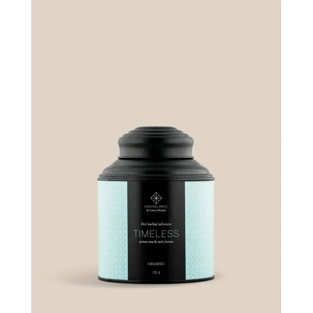 AMAZING SPACE - TIMELESS  GREEN TEA & RED CLOVER  HOT HERBAL INFUSION (175G)
