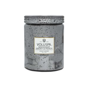 MAKASSAR EBONY & PEACH LARGE JAR