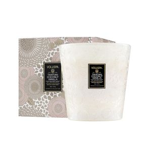 TAHITIAN COCONUT VANILLA BOXED 3-WICK HEARTH CANDLE