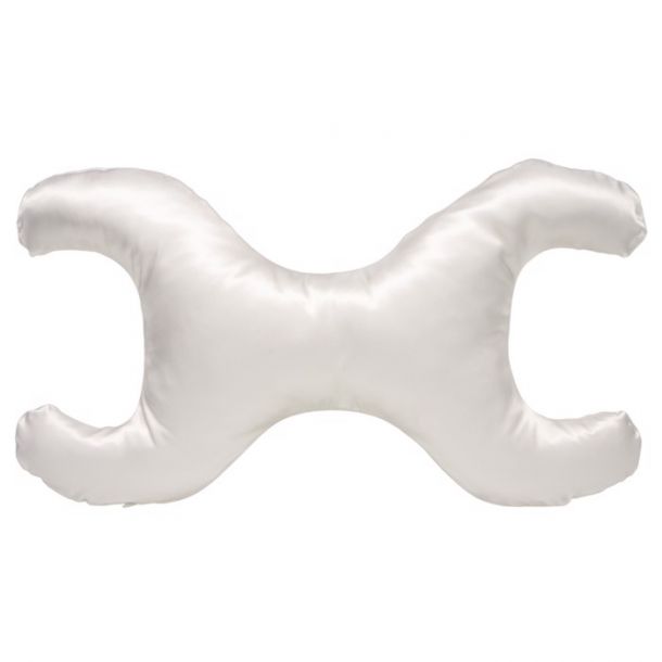 Save My Face La Petite - lille pude med 100% silkebetrk White